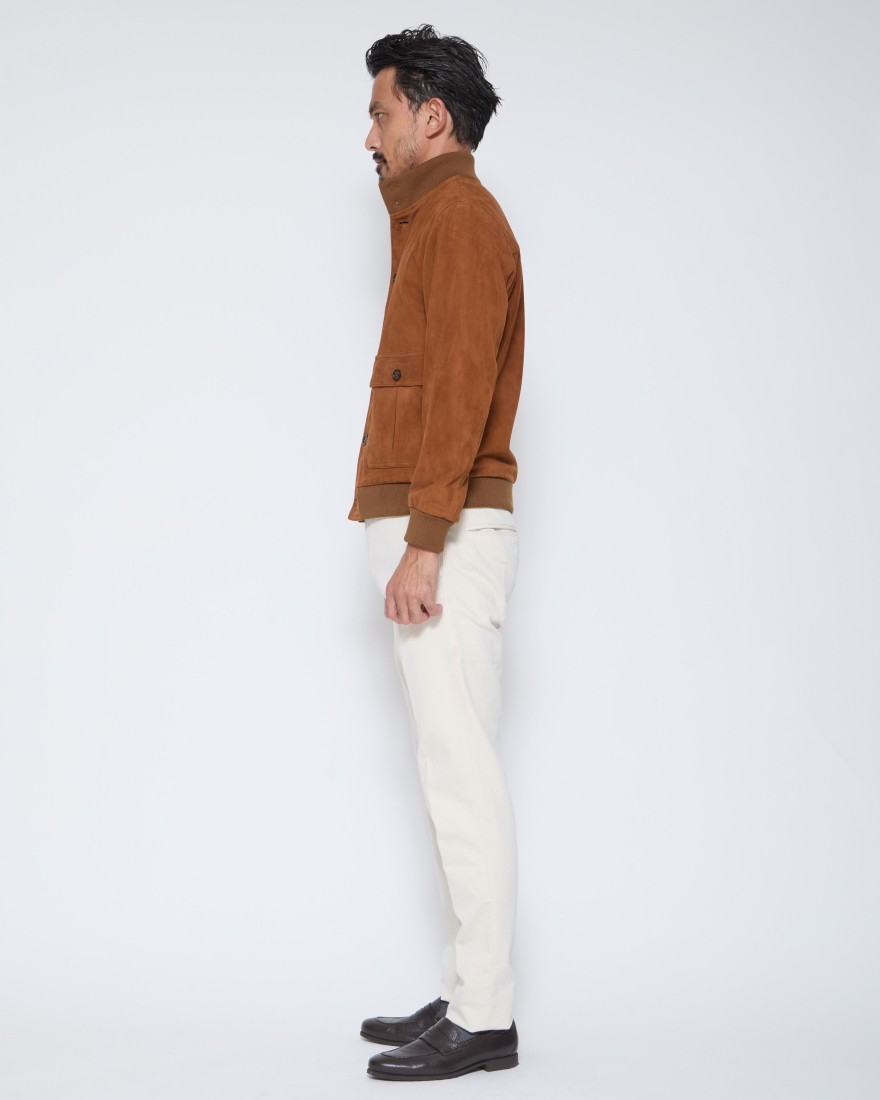 スエードレザーブルゾン【VALSTARINO/JPN SLIM FIT】｜VALSTAR