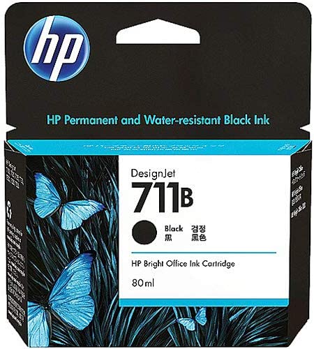 HP 711 711B 純正インク ブラック/カラー 4色セット 80/29mL 各1 計4個