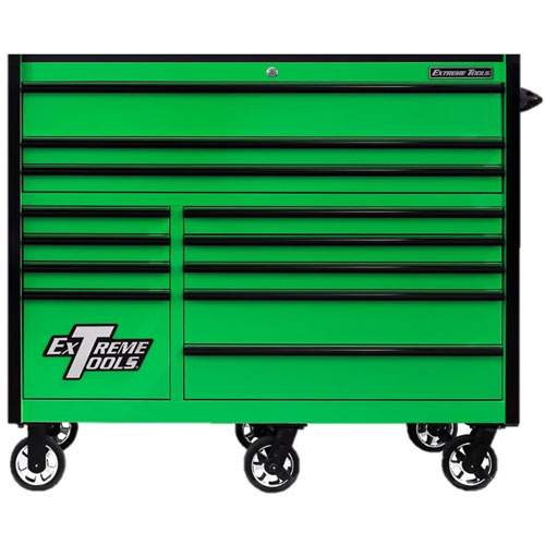 Extreme Tools RX552512RCGNBK-X 55 Inch RX Series Roller Cabinet