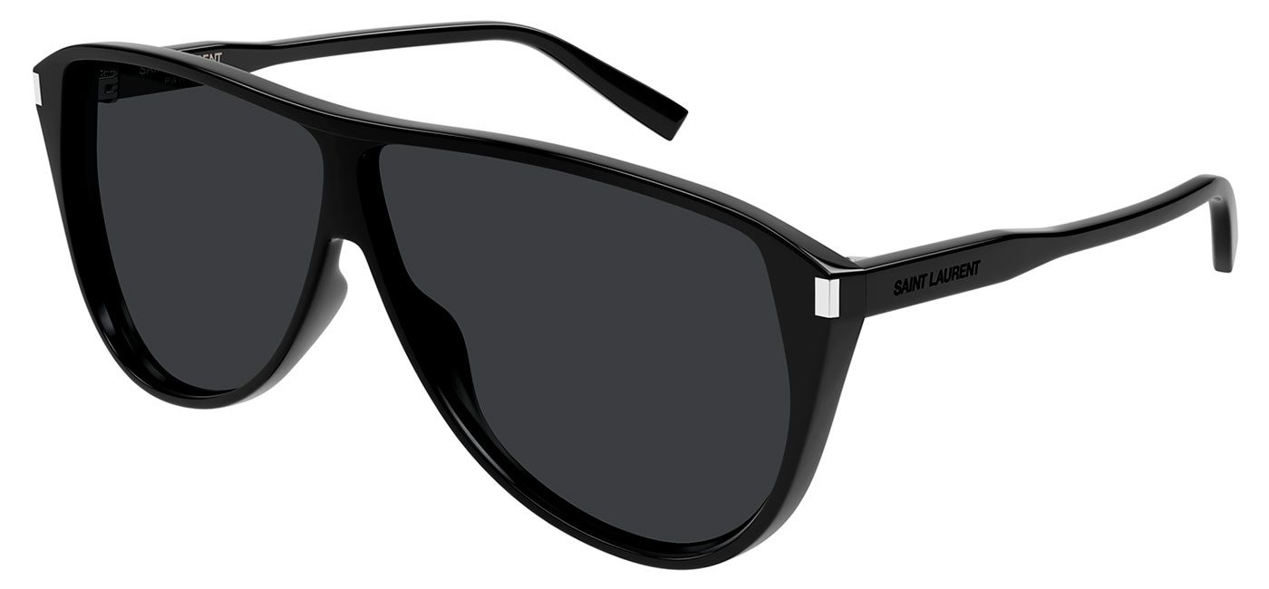 Saint Laurent SL 731 GASPAR Sunglasses - Black / Black - Tortoise+