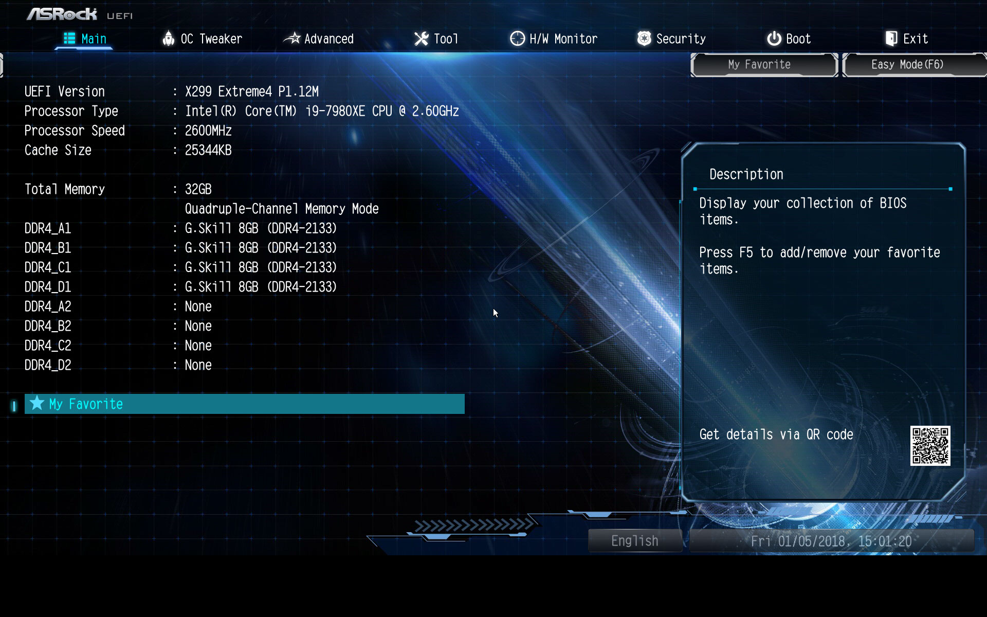 ASRock X299 Extreme4 Review - BIOS Overview | TechPowerUp