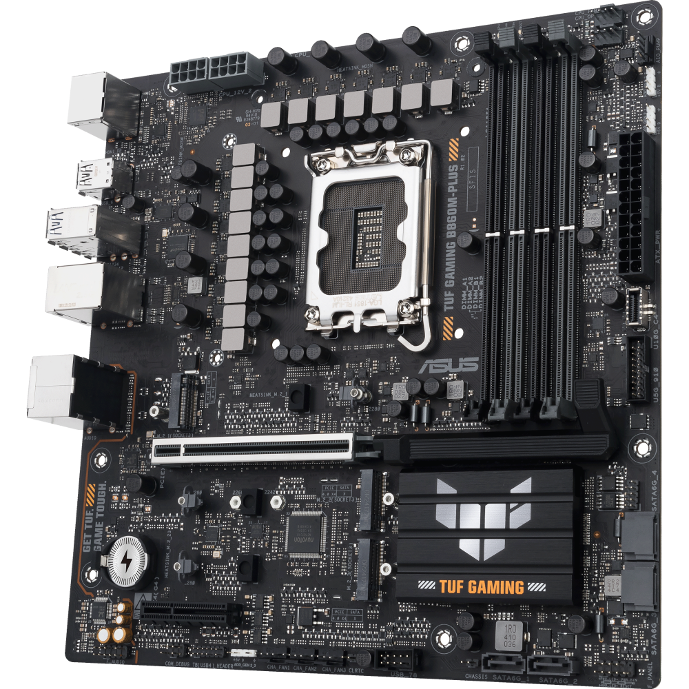 TUF GAMING B860M-PLUS ― Intel® B860チップセット搭載micro-ATX