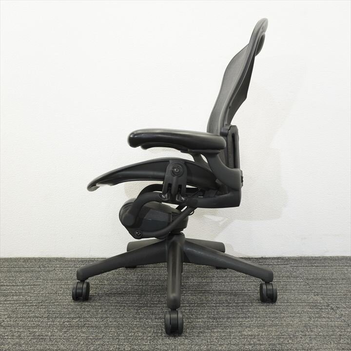 ハーマンミラー アーロンチェア 可動肘 ランバーサポート フル装備 B