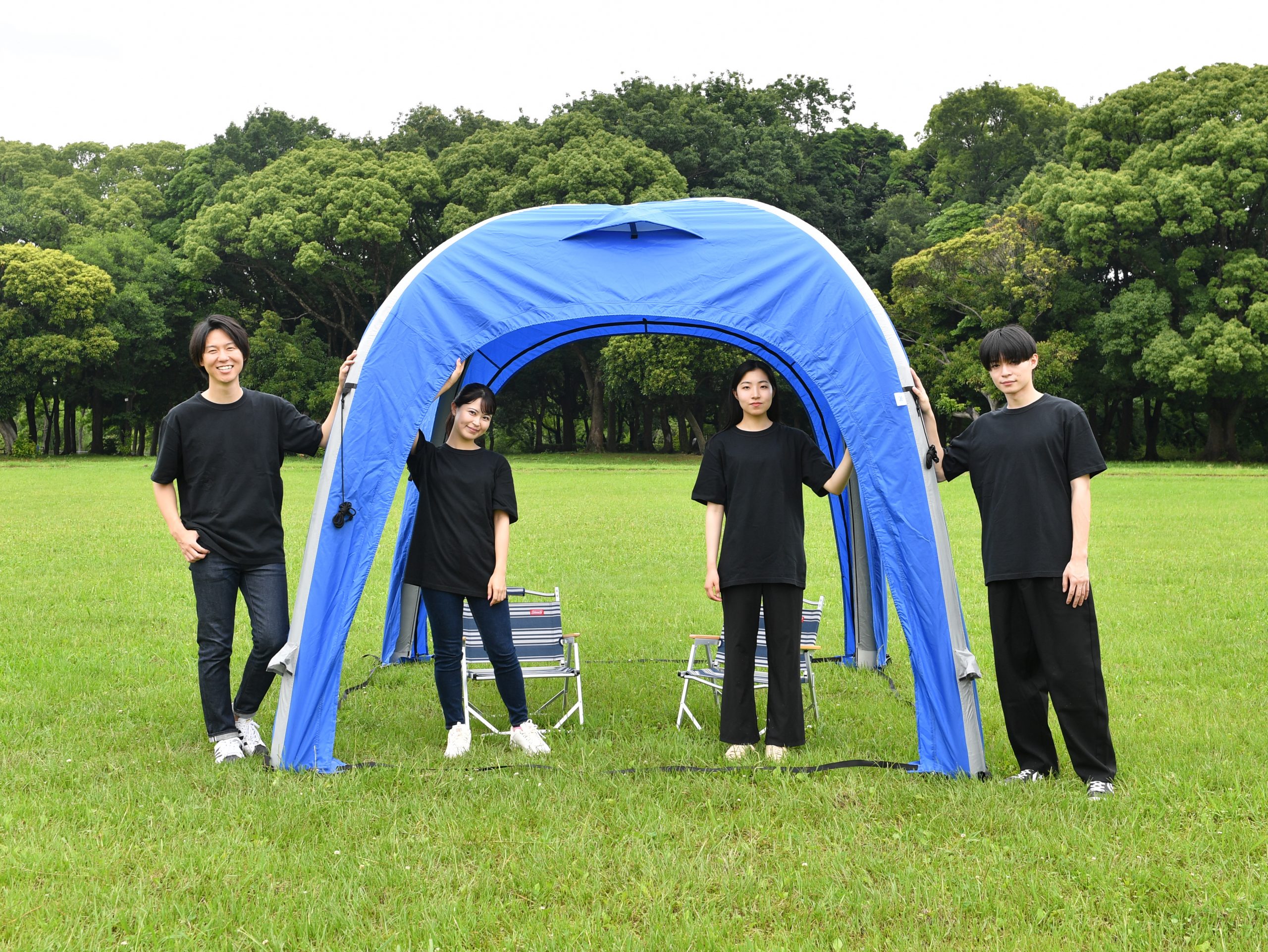 エアーテント(インフレータブルテント)ならドーム型のエアクロス