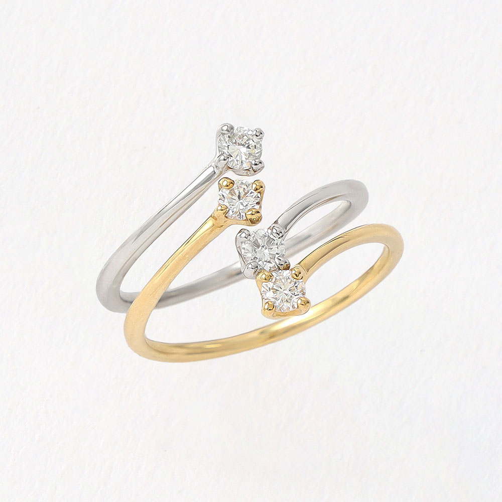 K18／Pt900 ダイヤセットリング | 商品詳細 | 高島屋オンラインストア