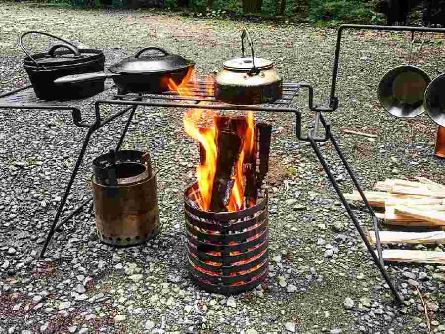 ソマビト SomAbito 焚き火side stand ビンテージ脚長バージョン