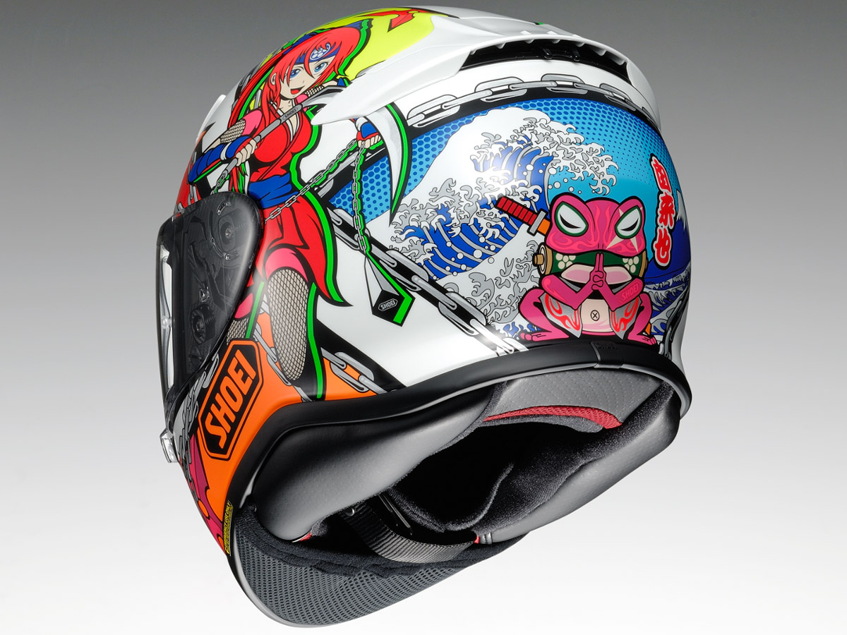 コミック調の和柄がポイント！SHOEI Z7に、新グラフィック・STIMULIが