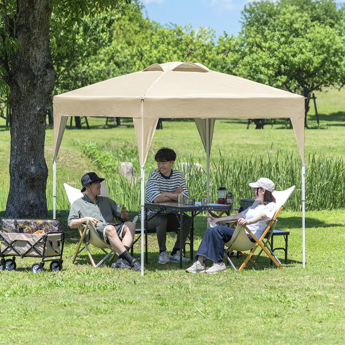 2×2m] ワンタッチタープテント 風に強い UV 耐水 収納バッグ付