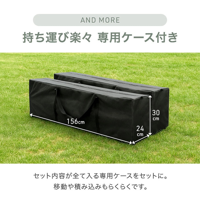 超特大3m×9m タープテント ワンタッチ 収納ケース付 耐水 頑丈 遮熱