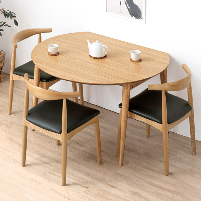 幅120] 伸長 ダイニングテーブルセット 3人掛け 4点セット ダイニング