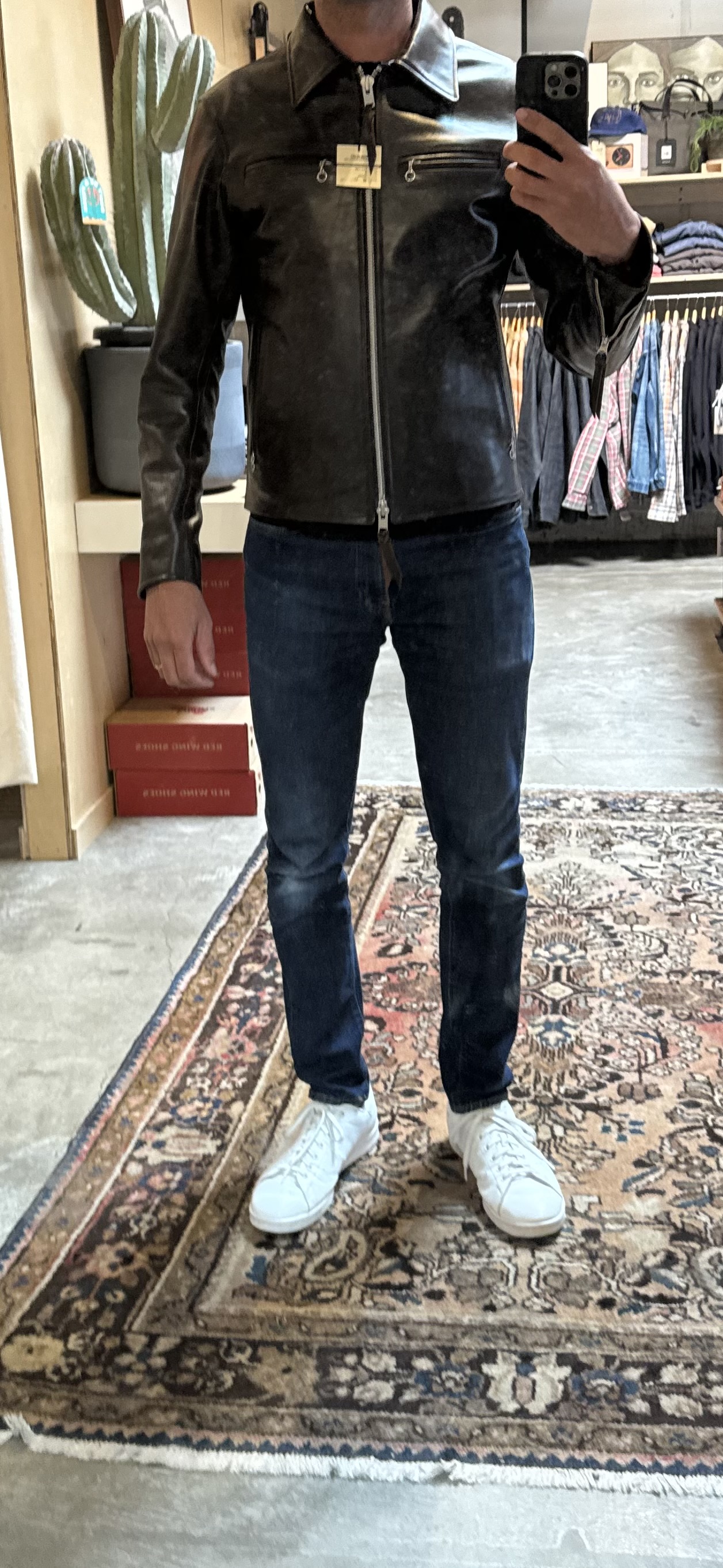 Iron Heart brown horsehide riders jacket (ihj-129) fit check | The