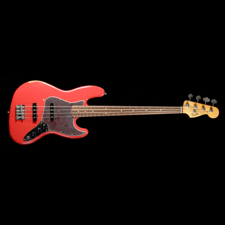 Fender Road Worn '60s Jazz Bass Fiesta Red | The Music Zoo