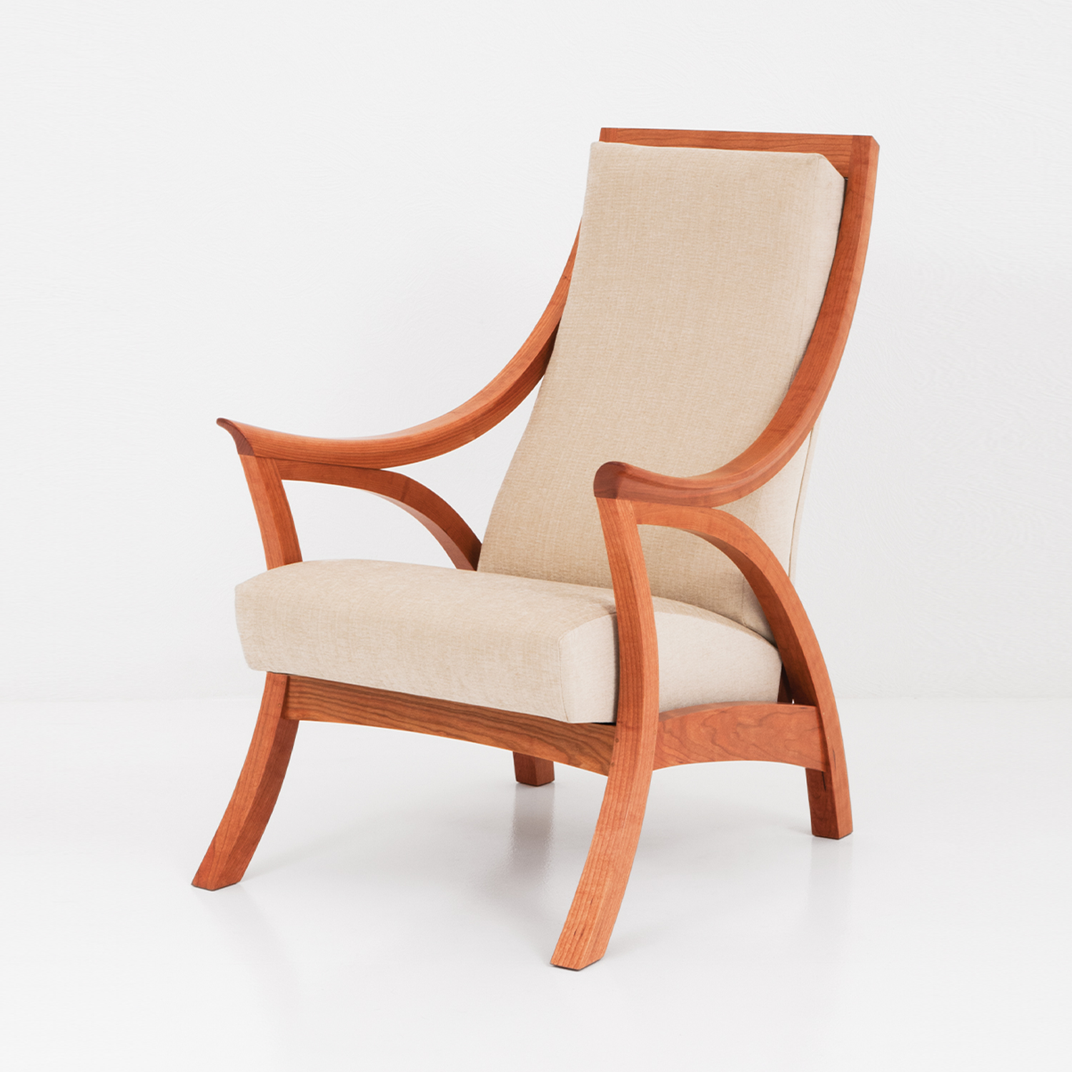 Drift Lounge Chair - Wooden Upholstered Accent Chair | Thos. Moser