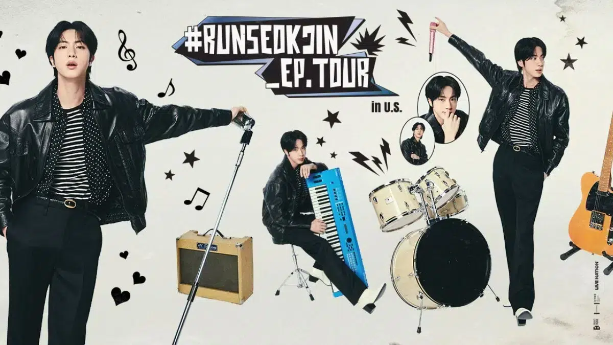 BTS's Jin Sets Dates for Debut Solo Tour Across Asia, U.S. and