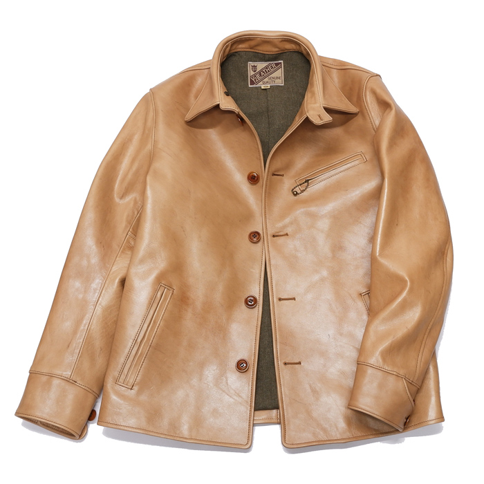 Y'2 LEATHER（ワイツーレザー）KAKISHIBU DYED HORSE CAR COAT（柿渋