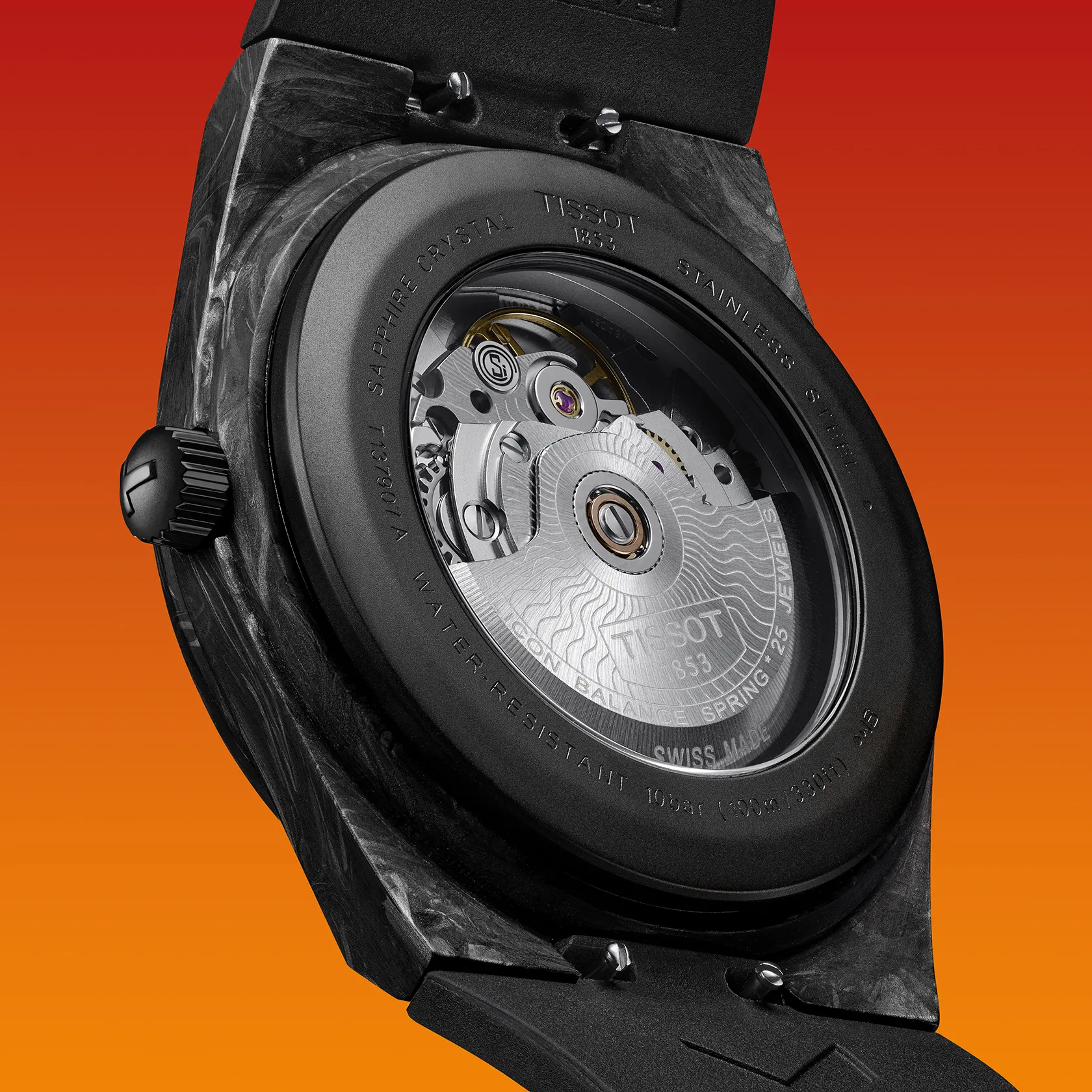 TISSOT PRX カーボン 40.5mm | モデル T1379079720100 | Tissot