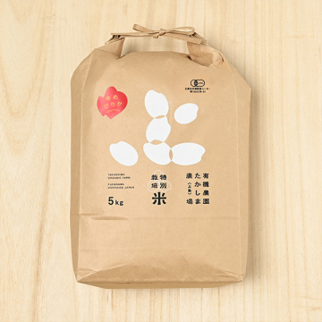 たかしま農場(上島一也)さんの北海道深川市産ゆめぴりか(JAS有機栽培米