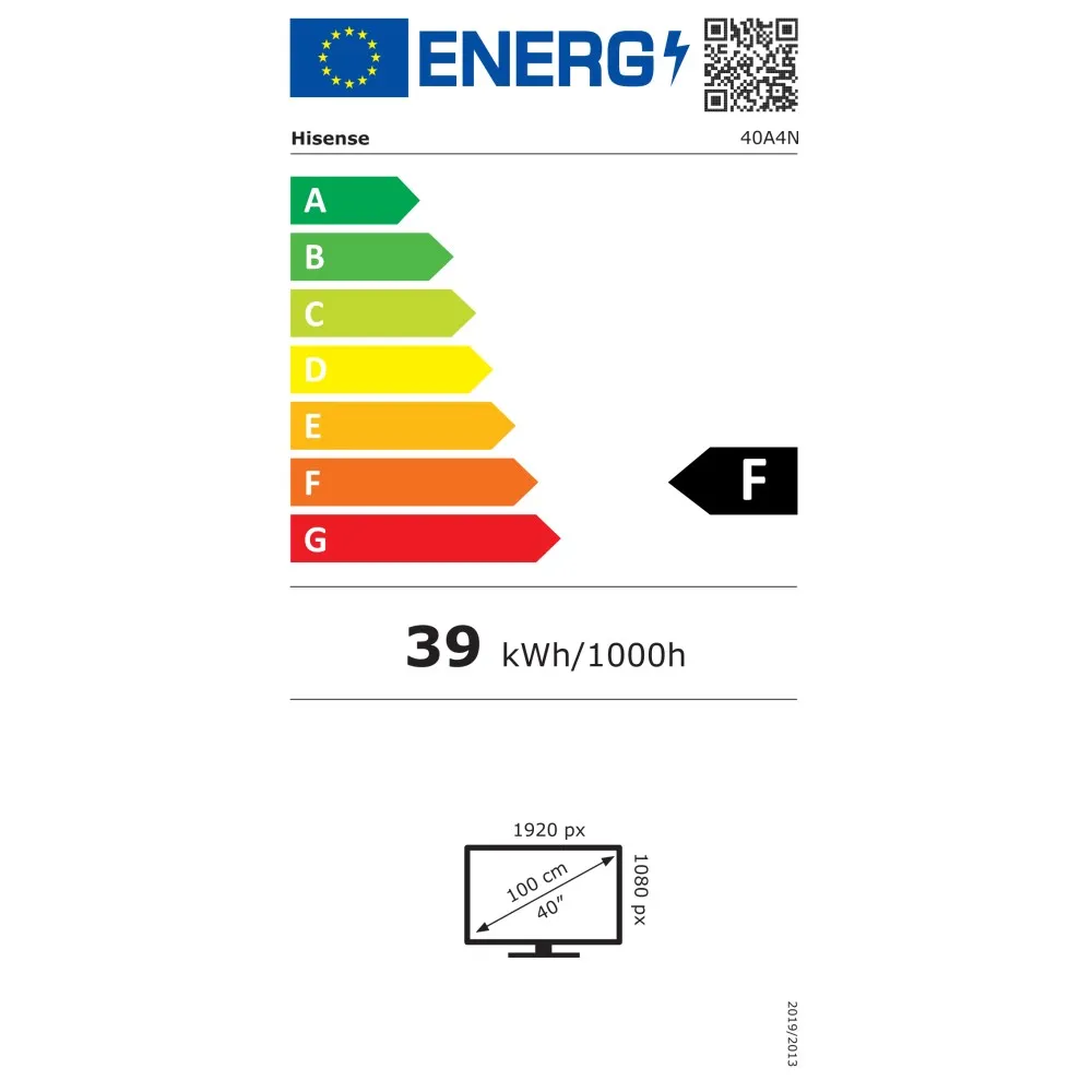 Hisense 40A4N 40´´ 4K LED TV クリア | Techinn