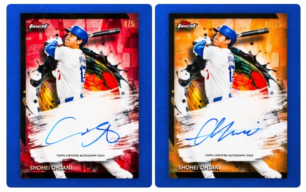 大谷が新サインを試した？ メジャー8年目のさらなる進化へ、TOPPS社が