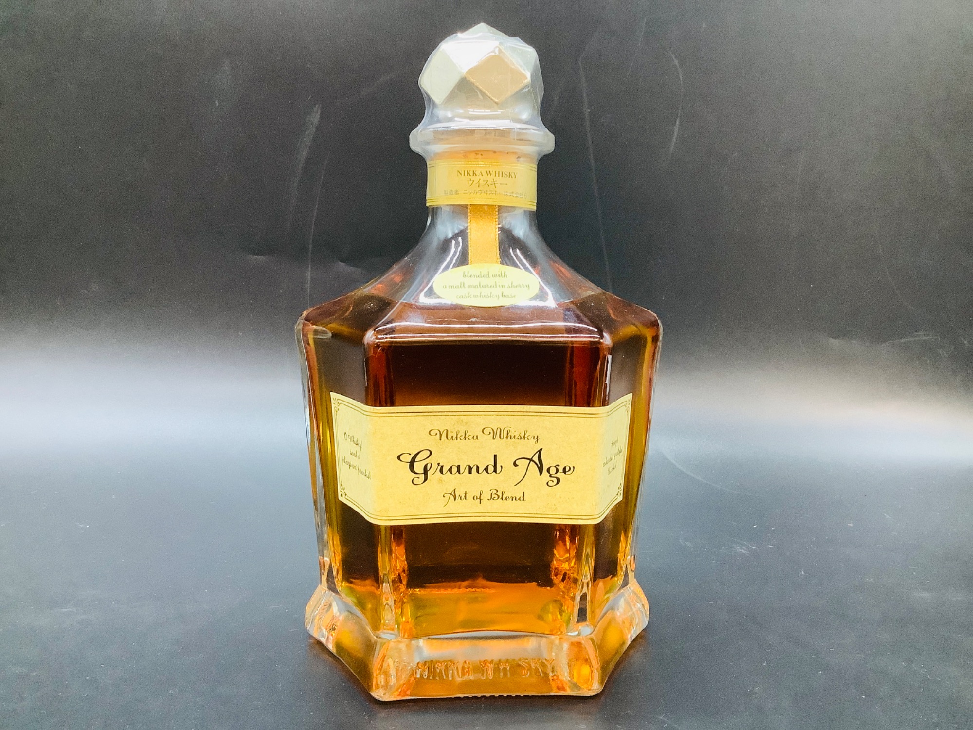 未開封 ニッカ ウイスキー グランドエイジ 660ml 木箱 冊子付き NIKKA