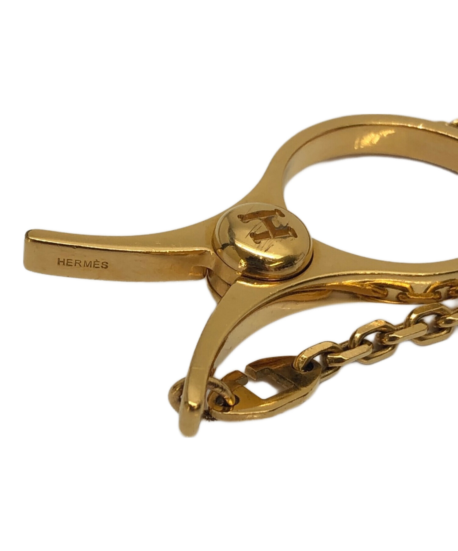 中古・古着通販】HERMES (エルメス) グローブホルダー ゴールド