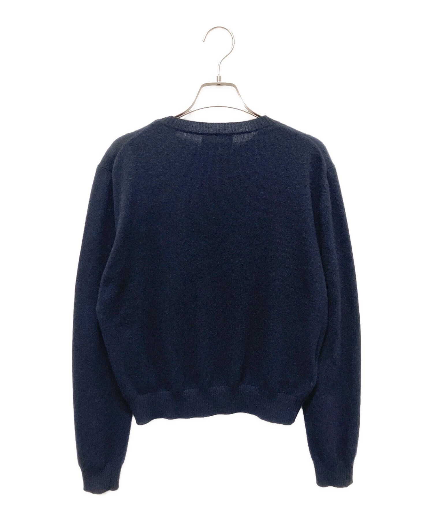 中古・古着通販】PRADA (プラダ) ウールxカシミヤ セーター ネイビー