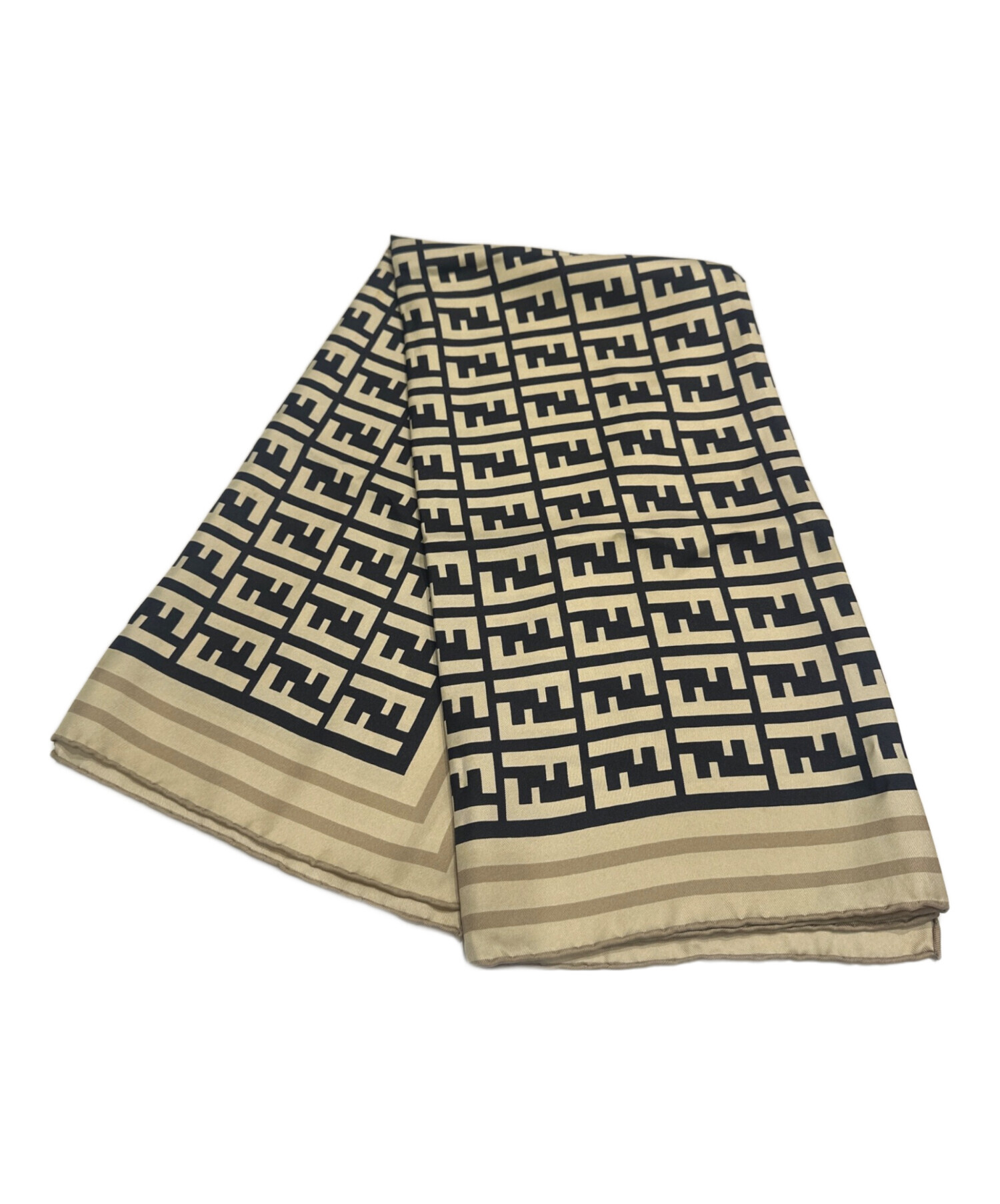 中古・古着通販】FENDI (フェンディ) 大判 総柄シルクスカーフ