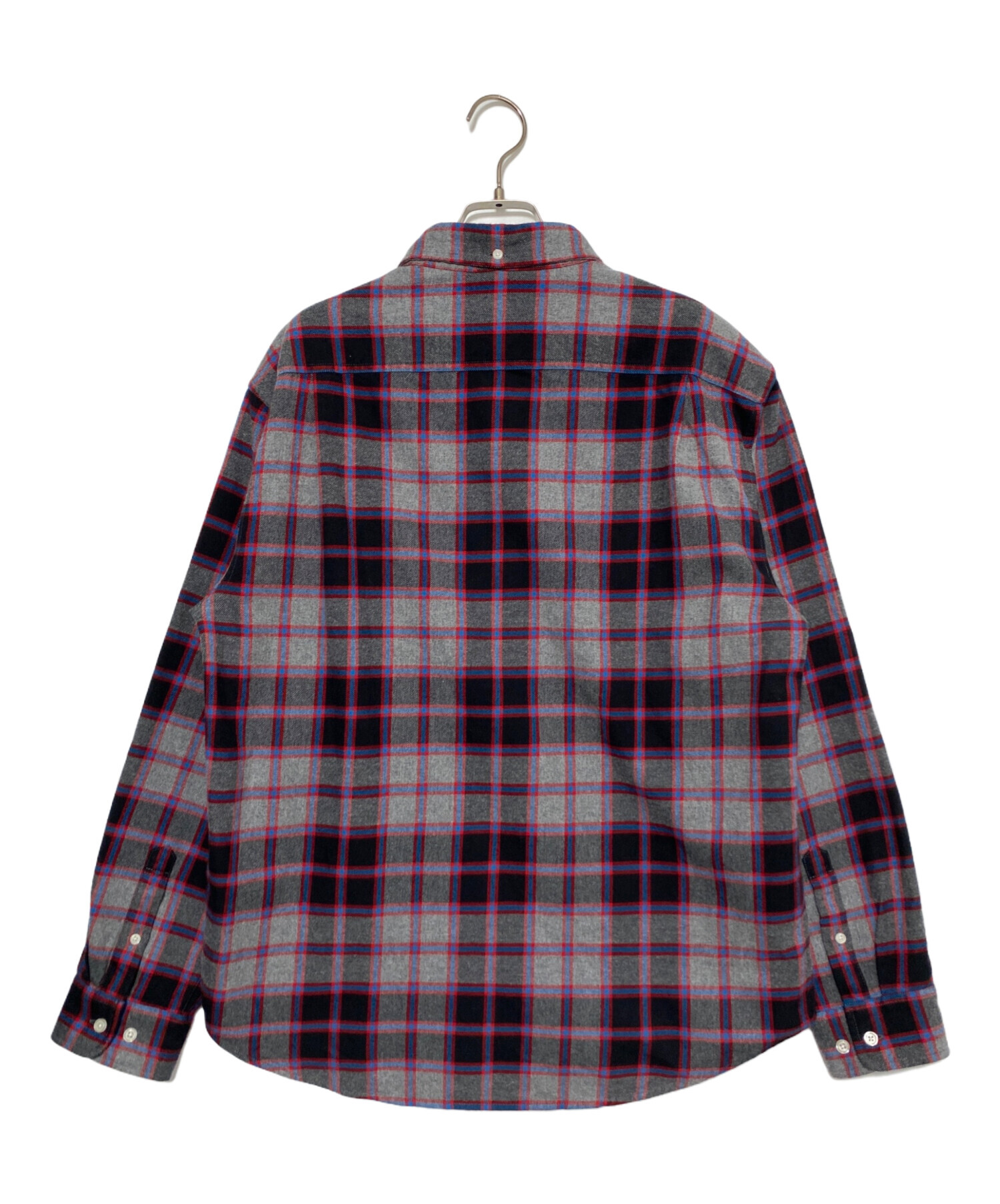 中古・古着通販】SUPREME (シュプリーム) Plaid Flannel Shirt レッド