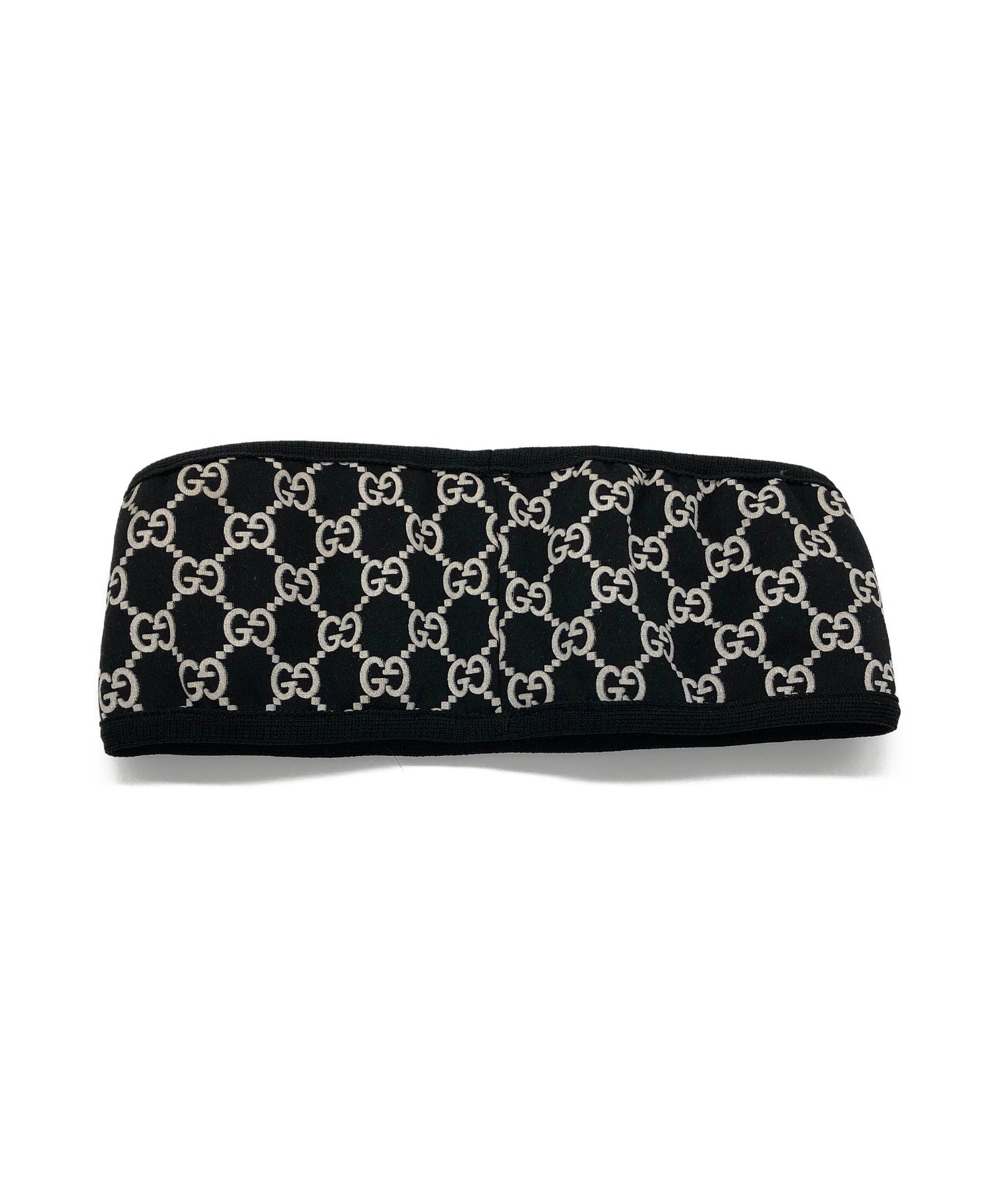 中古・古着通販】GUCCI (グッチ) GGヘアバンド ブラック サイズ:L