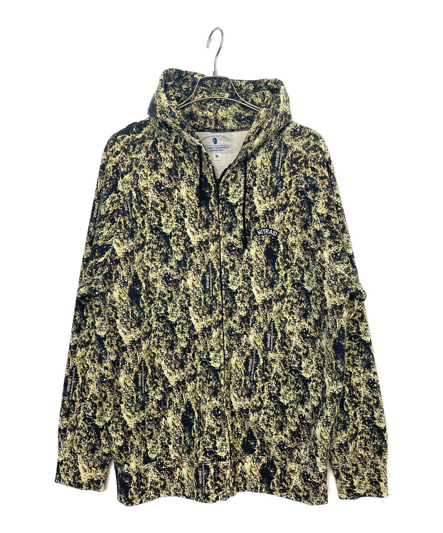 中古・古着通販】NITRAID (ナイトレイド) ジップパーカー オリーブ