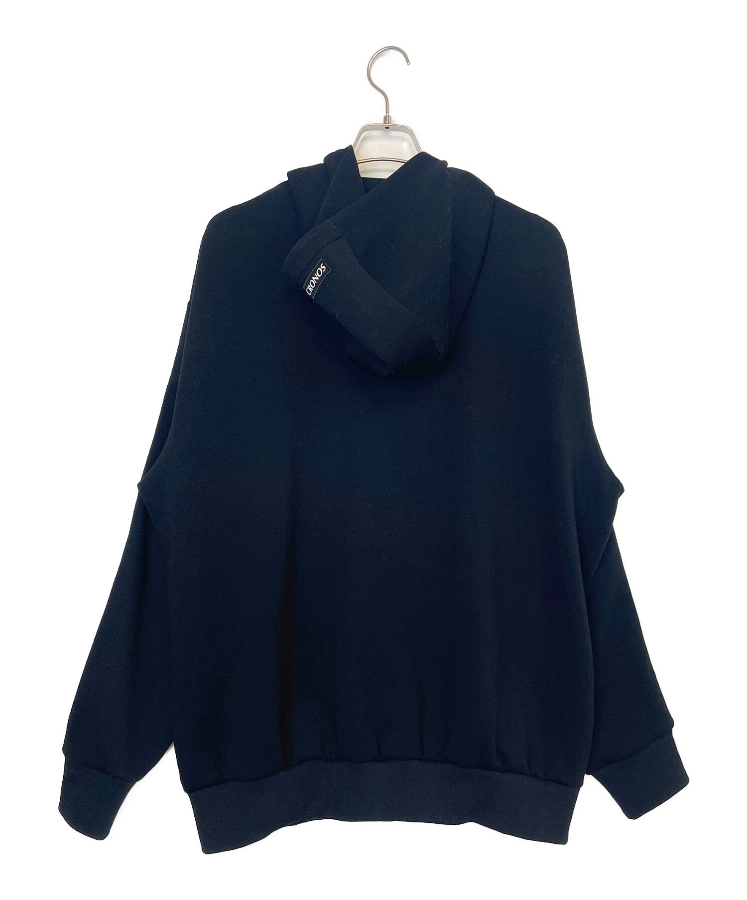 中古・古着通販】CRONOS (クロノス) ジップパーカー ブラック サイズ:L