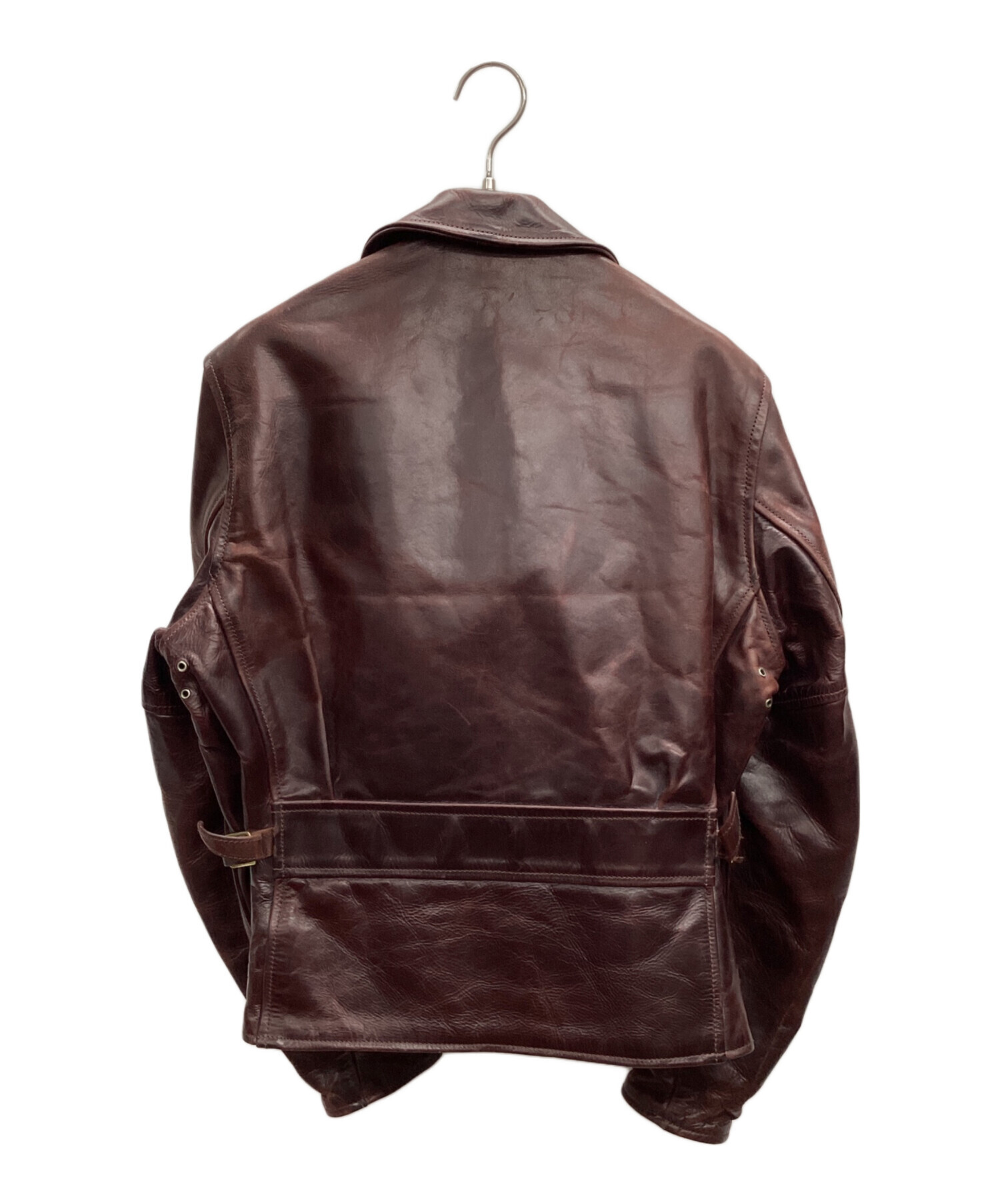 中古・古着通販】Aero LEATHER (エアロレザー) ハーフベルト ブラウン