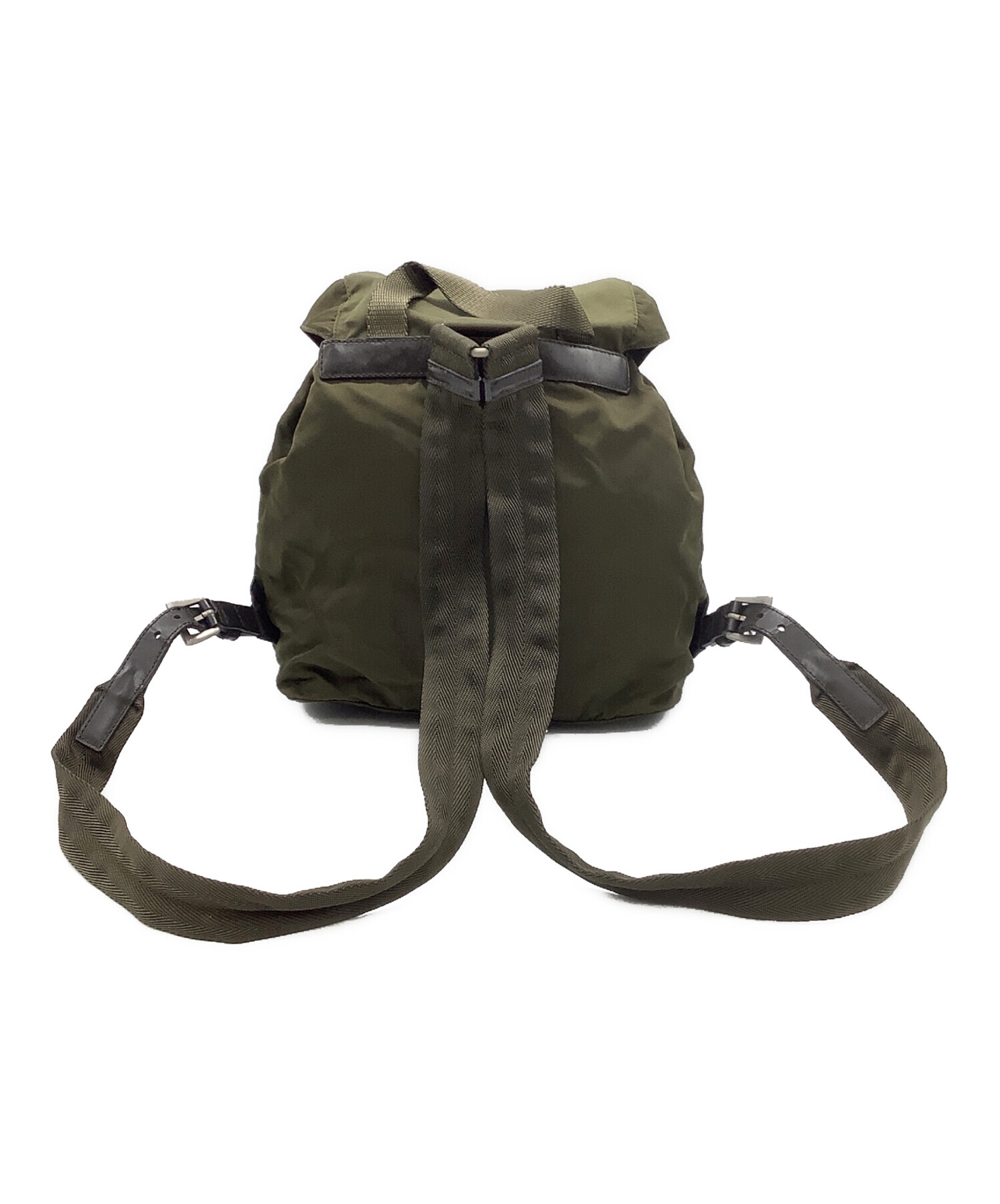 中古・古着通販】PRADA (プラダ) ナイロンリュック カーキ｜ブランド