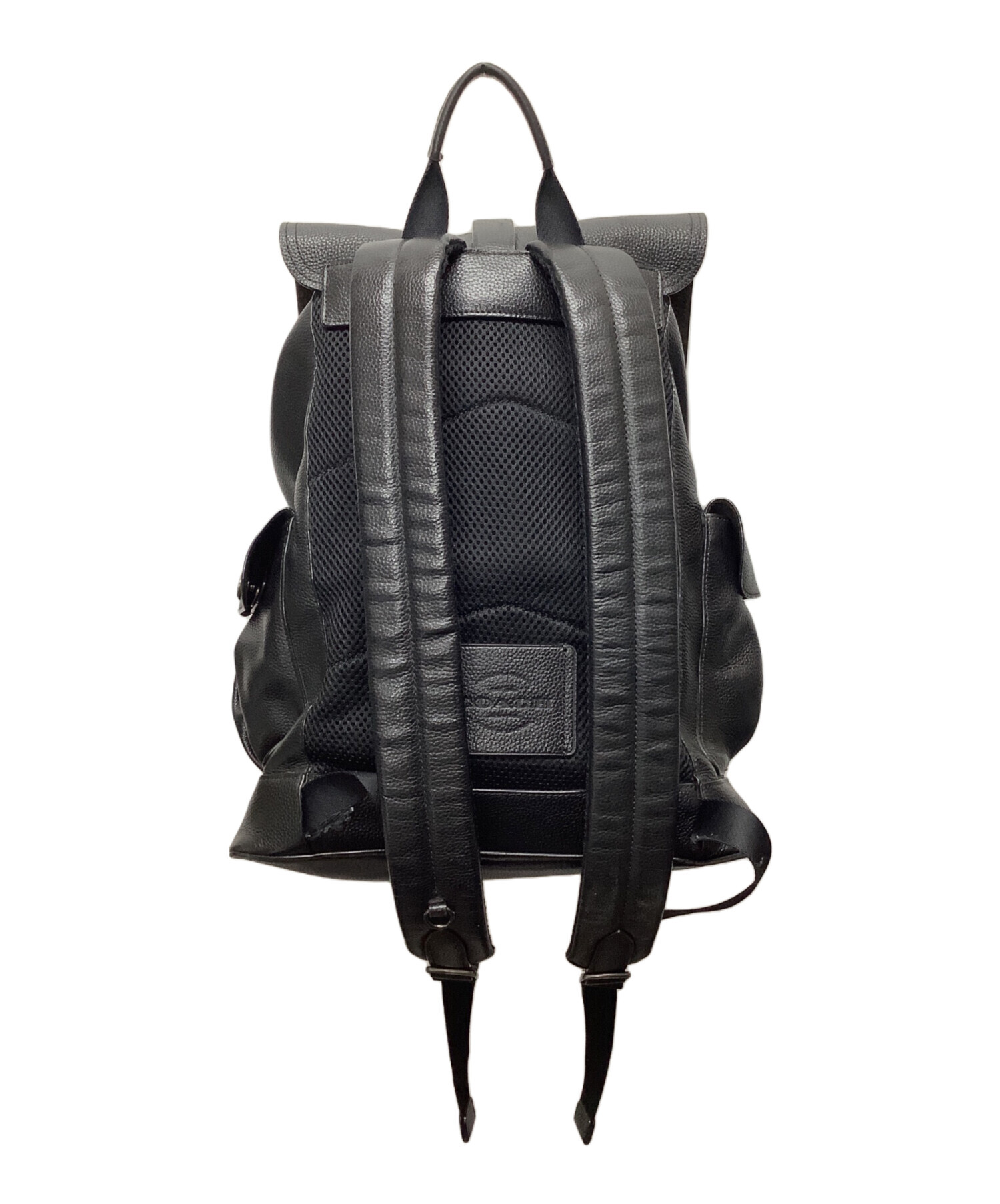 中古・古着通販】COACH (コーチ) レザーリュック ブラック｜ブランド