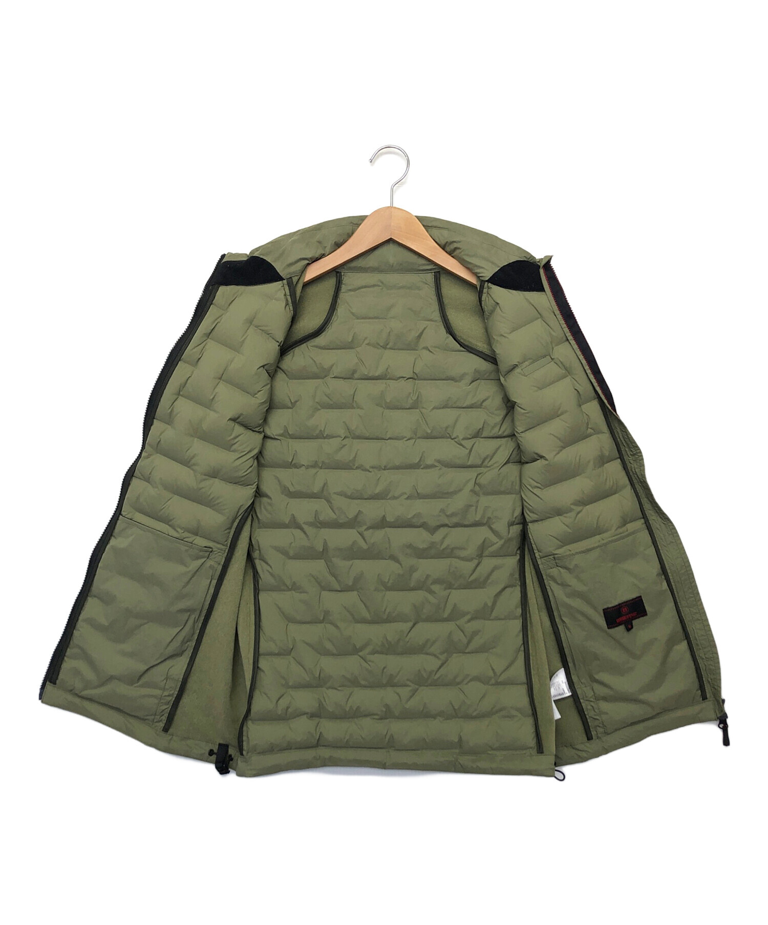 中古・古着通販】BRIEFING (ブリーフィング) ダウンベスト オリーブ