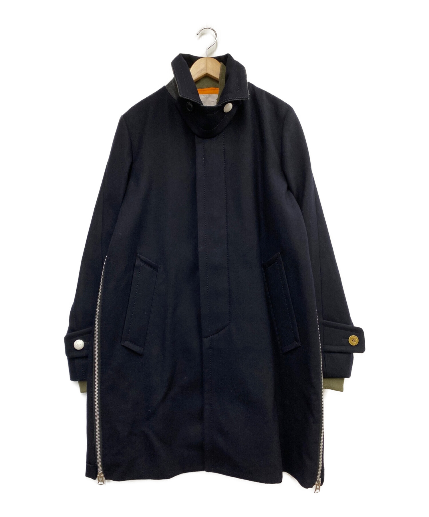 中古・古着通販】sacai (サカイ) MA-1ドッキングステンカラーコート