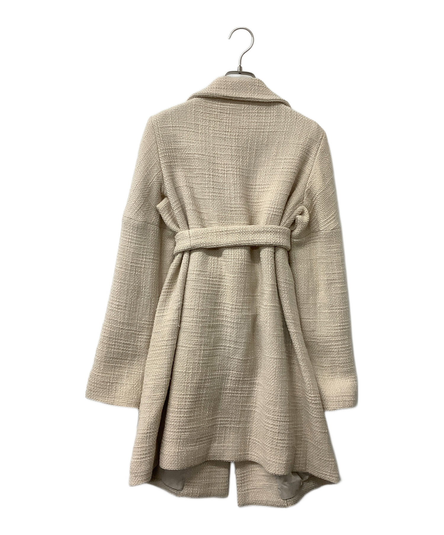 中古・古着通販】Chloe (クロエ) コート ツイードコート ベージュ