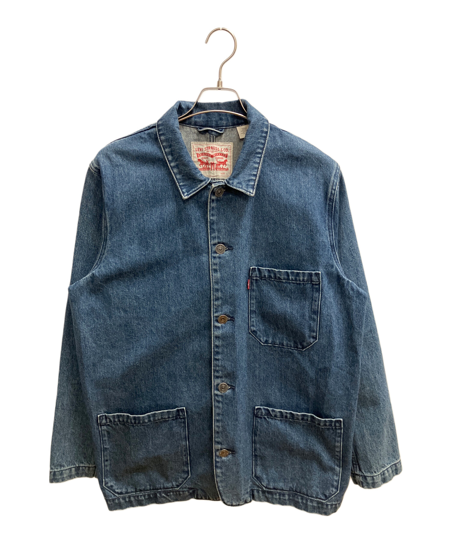 中古・古着通販】LEVI'S (リーバイス) カバーオール デニムジャケット