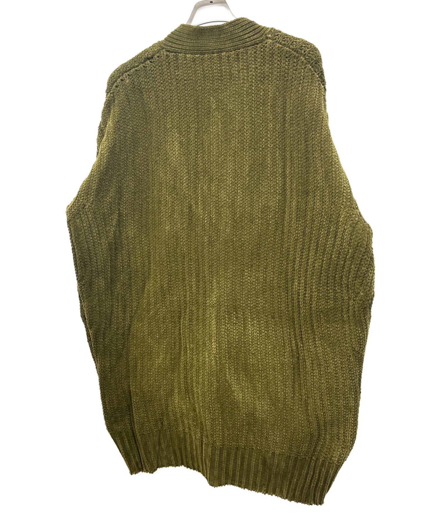 中古・古着通販】DIESEL (ディーゼル) ニットカーディガン グリーン