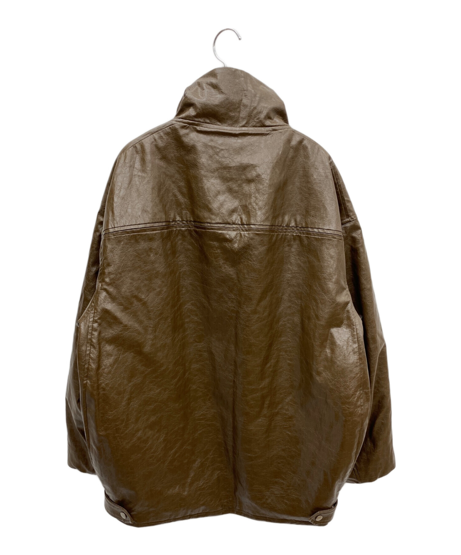 中古・古着通販】Ameri (アメリ) PASTING LIKE FAKE SYNTHETIC LEATHER