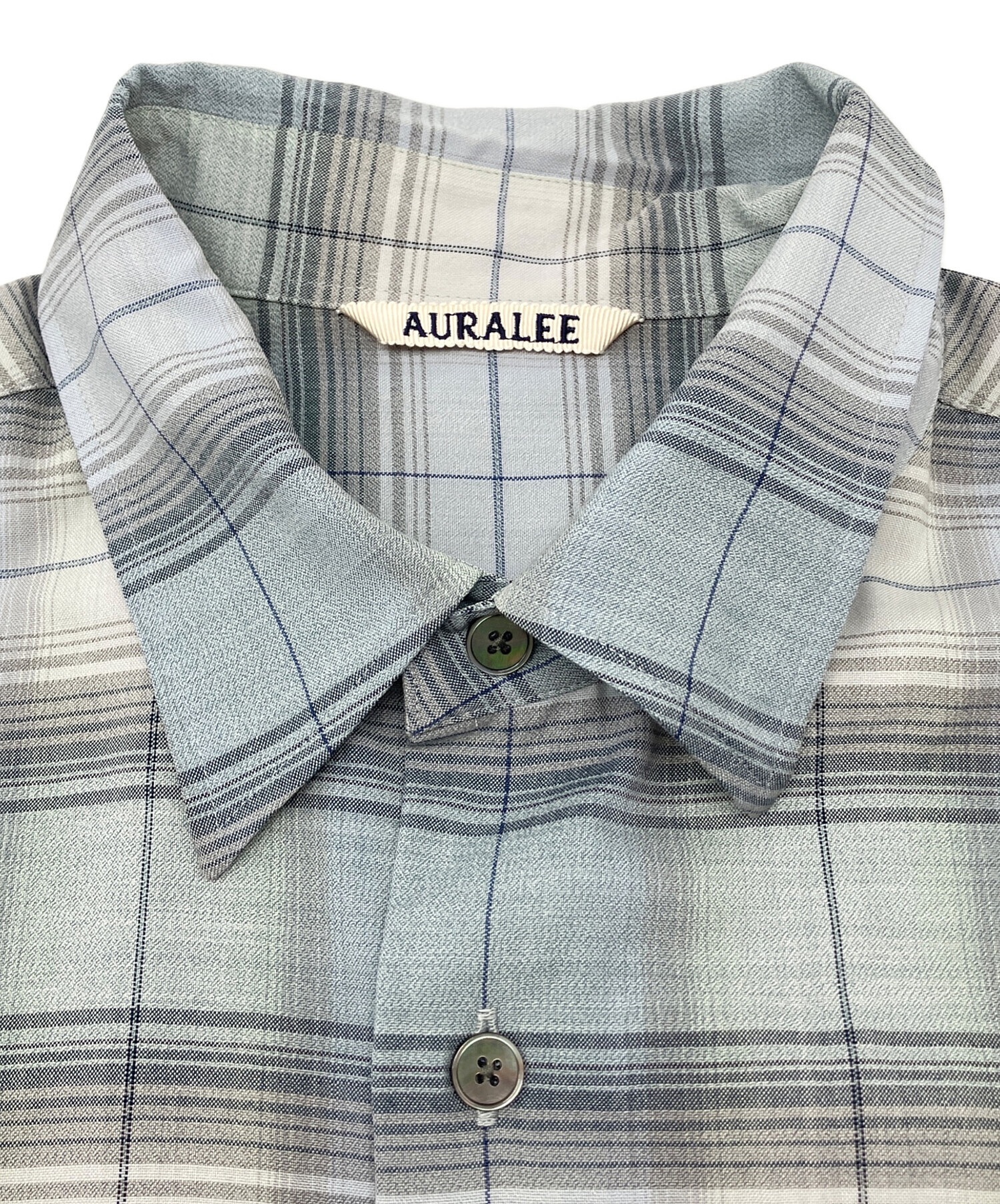 中古・古着通販】AURALEE (オーラリー) 長袖シャツ SUPER LIGHT WOOL