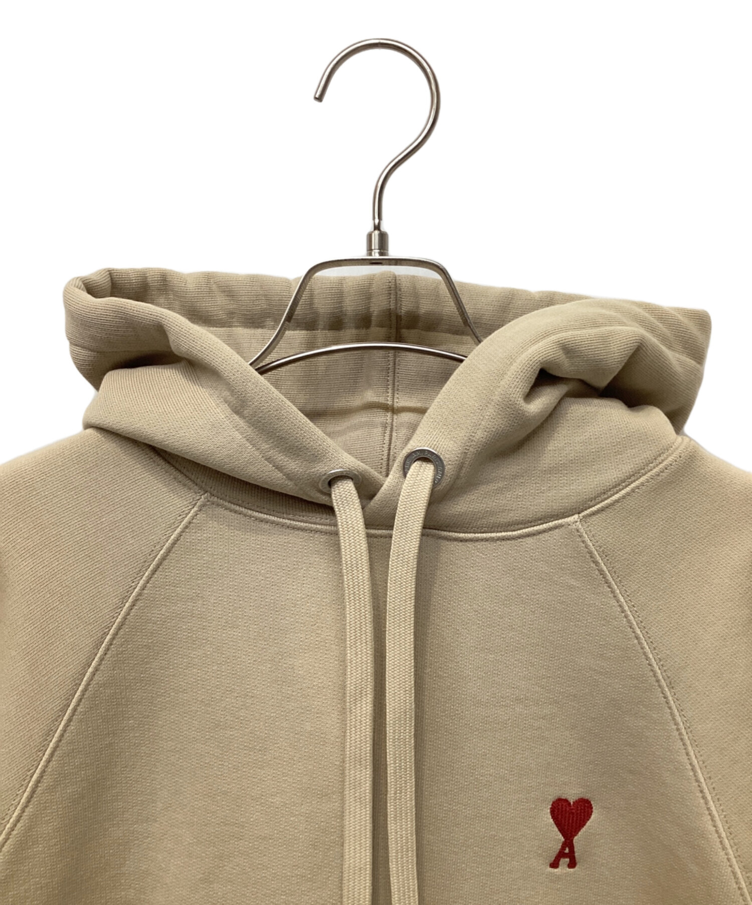 中古・古着通販】AMI PARIS (アミ パリ) AMI ロゴパーカー ベージュ