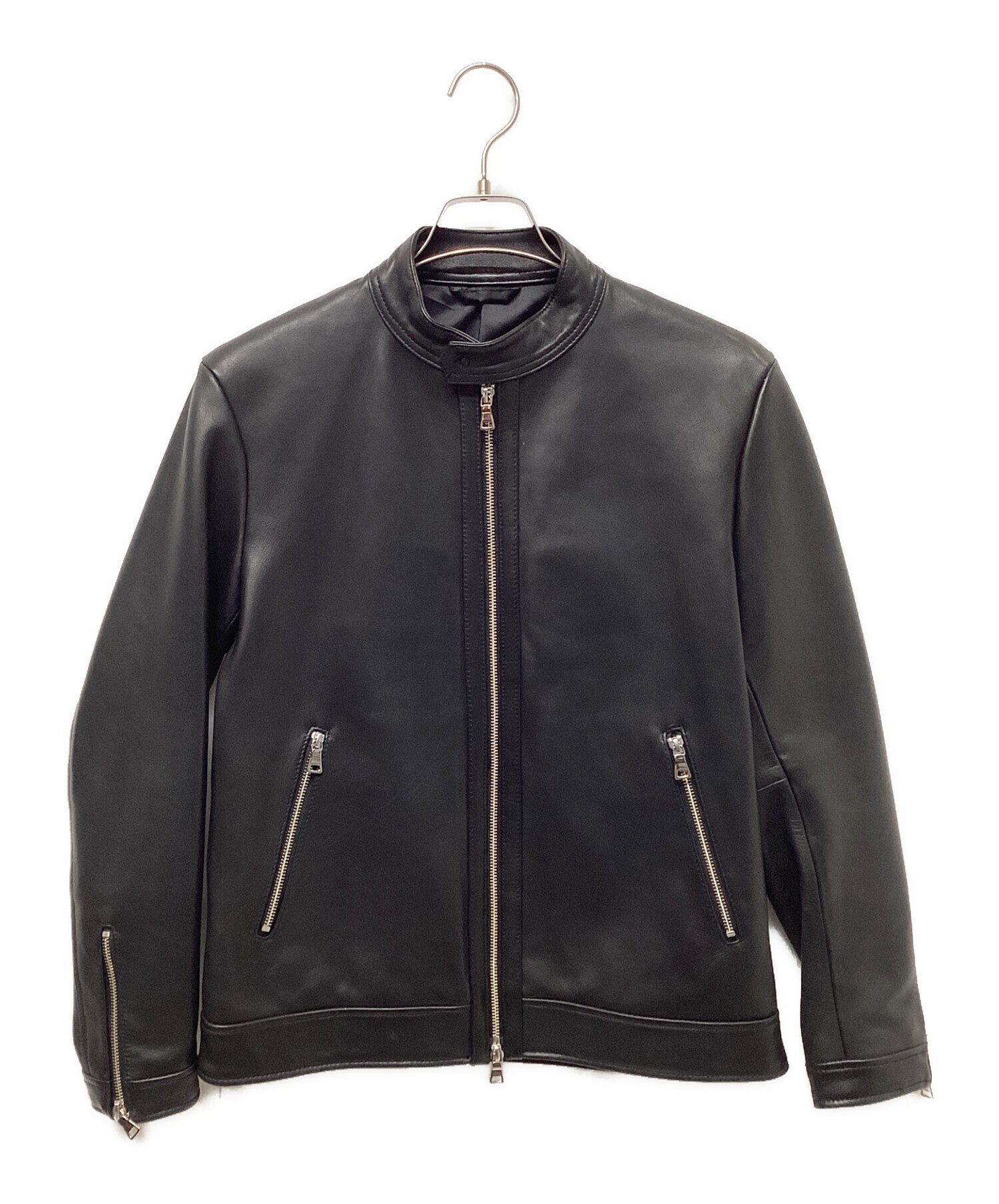 中古・古着通販】EDIFICE (エディフィス) シープレザー ライダース