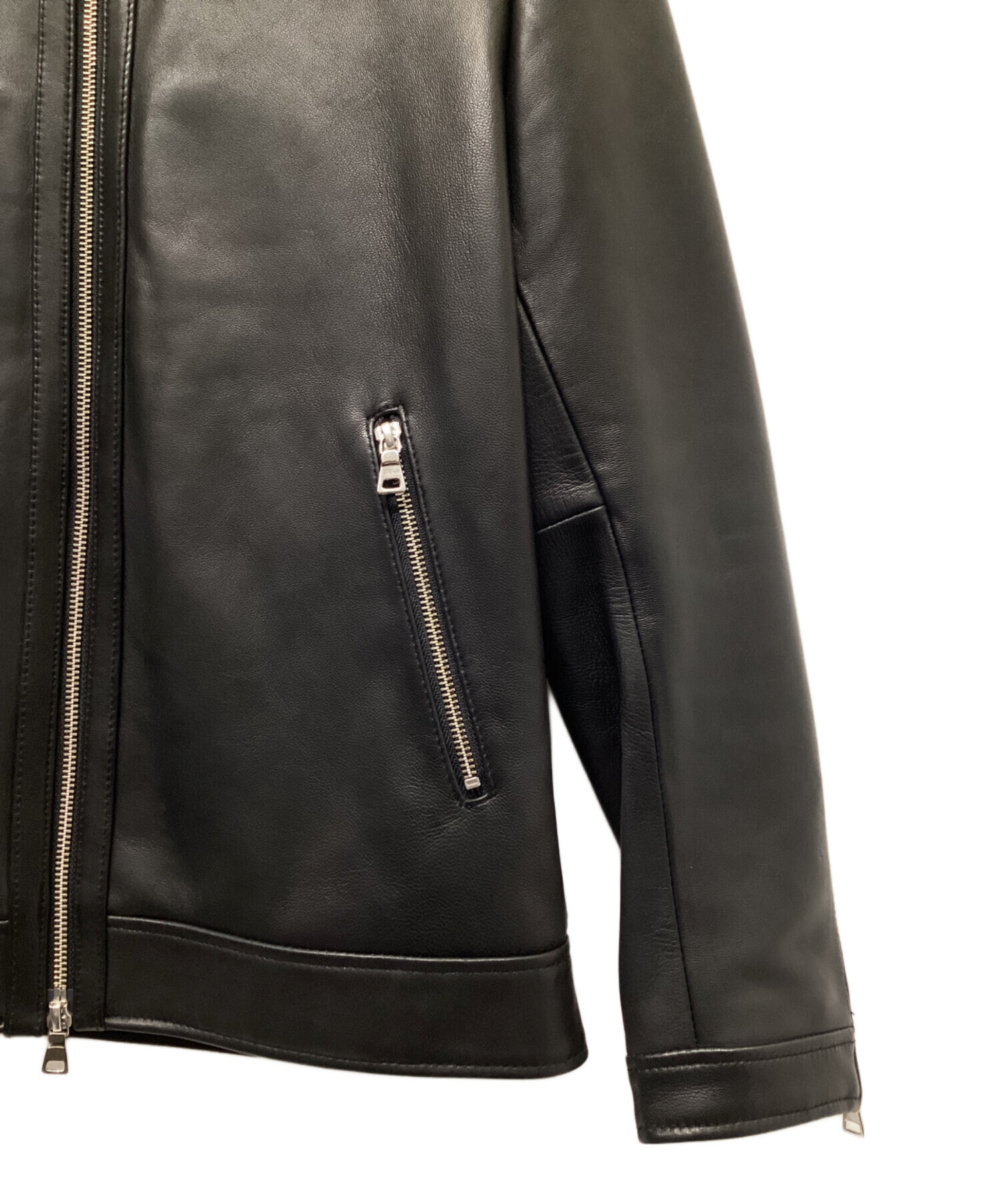 中古・古着通販】EDIFICE (エディフィス) シープレザー ライダース