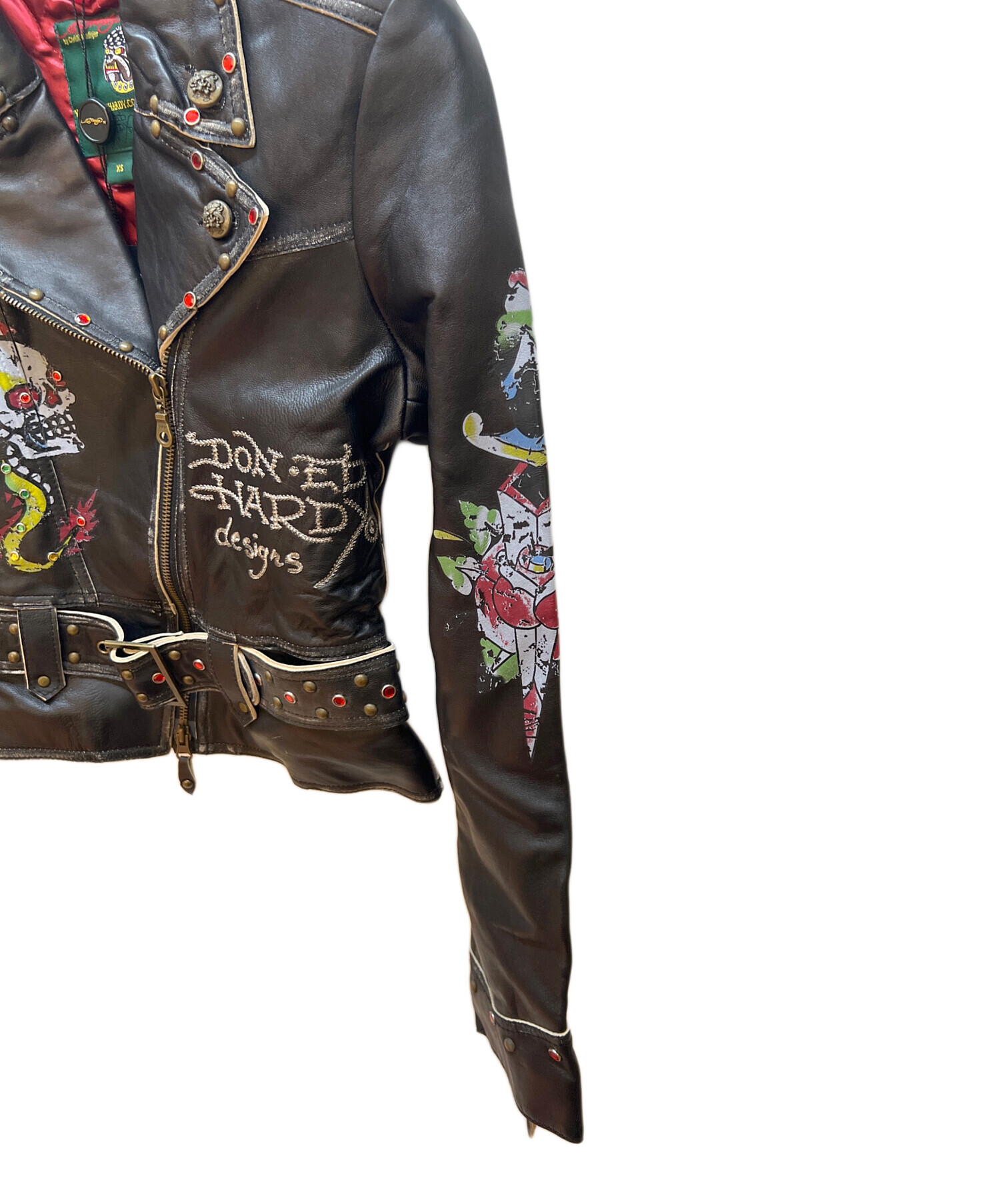 中古・古着通販】Ed Hardy (エド ハーディー) レザージャケット