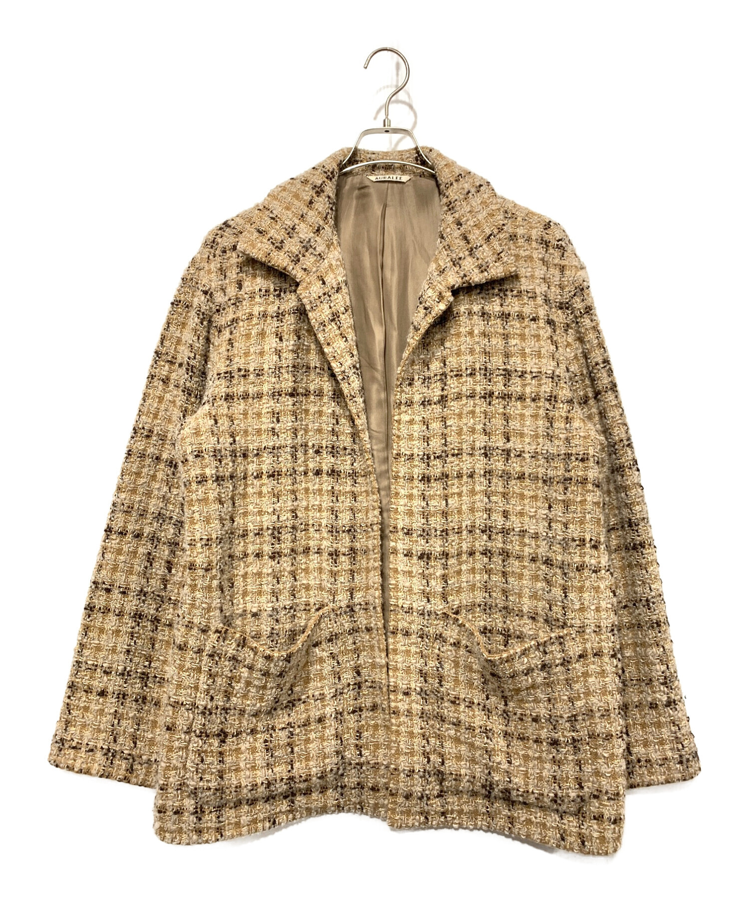 中古・古着通販】AURALEE (オーラリー) HOMESPUN TWEED SHIRTS BLOUSON