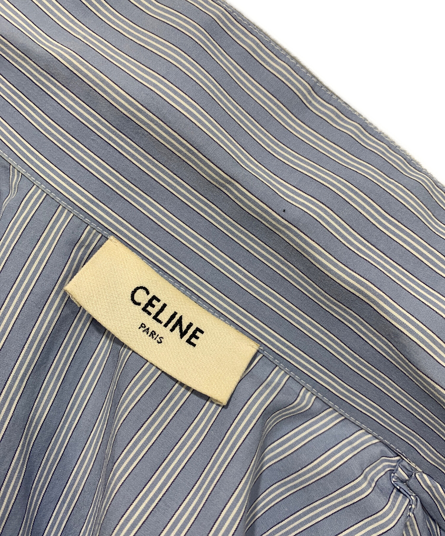 中古・古着通販】CELINE (セリーヌ) パジャマシャツ ブルー サイズ