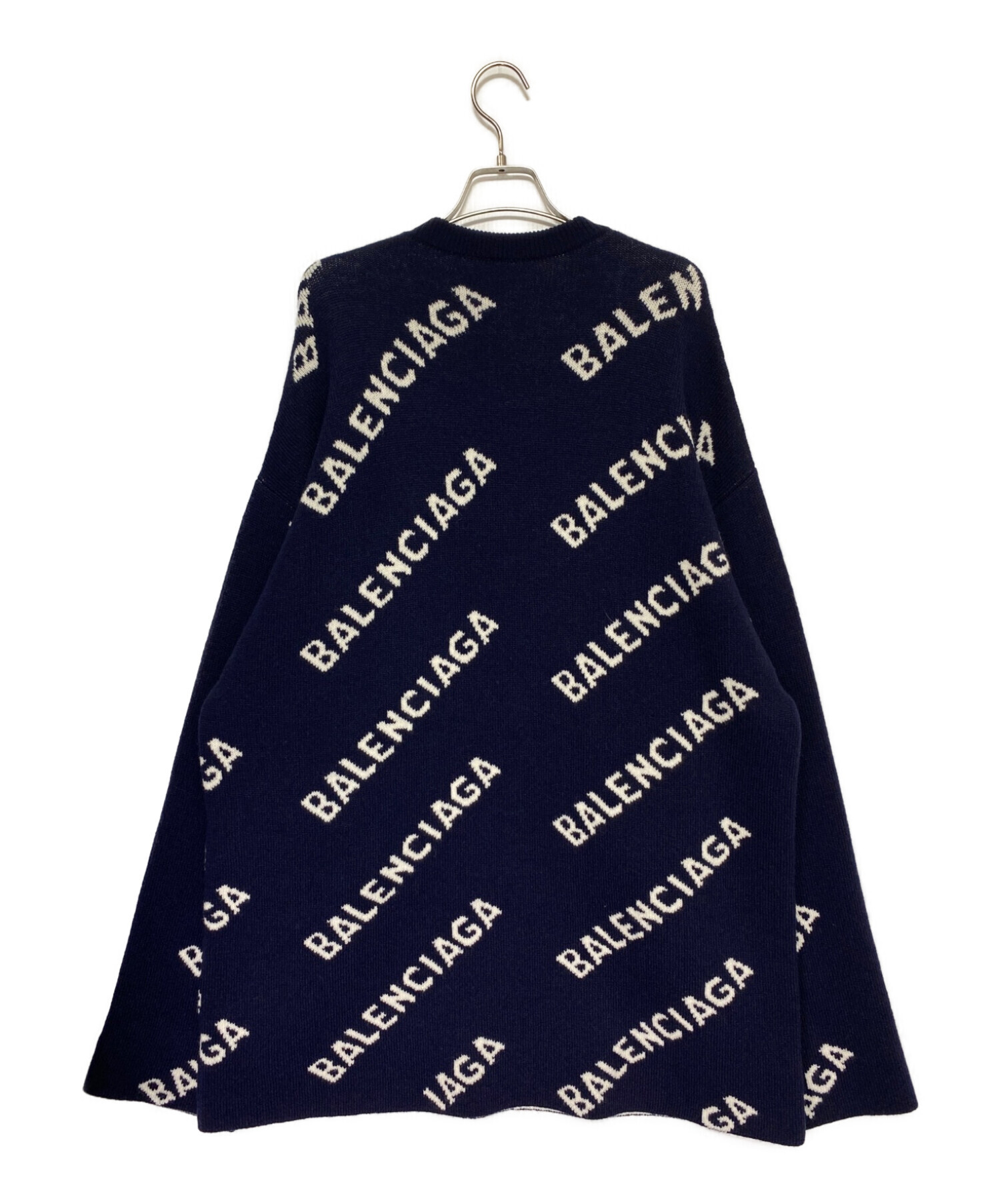 中古・古着通販】BALENCIAGA (バレンシアガ) 総柄オーバーサイズニット