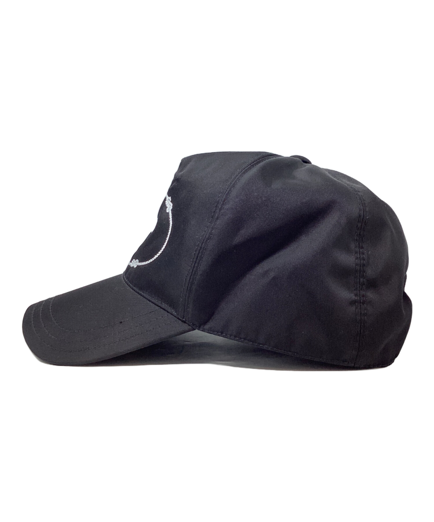 中古・古着通販】PRADA (プラダ) ロゴキャップ ブラック サイズ:M