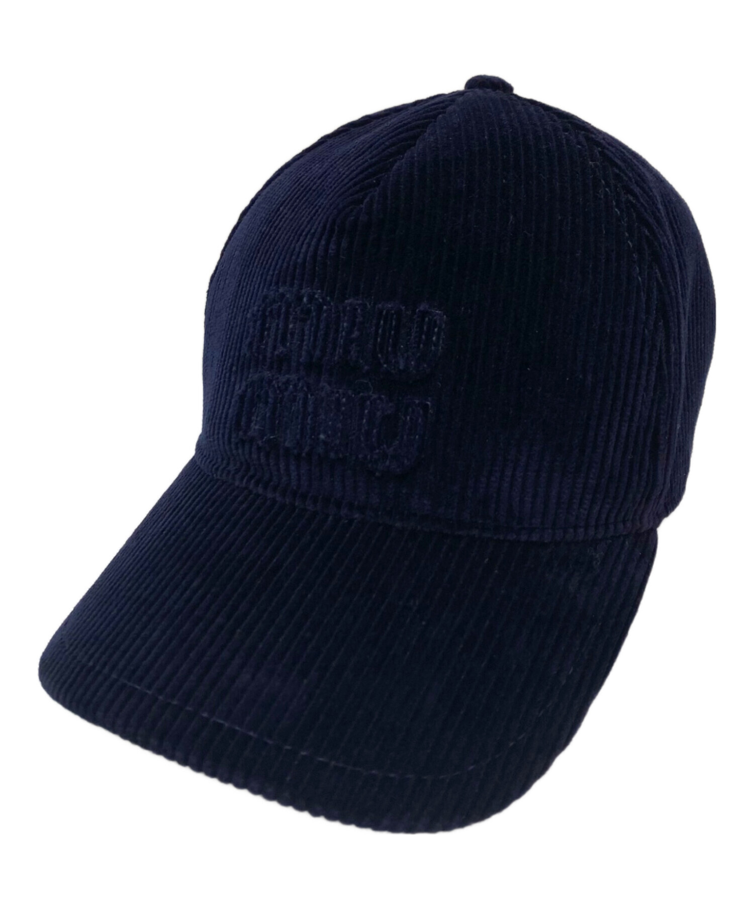 中古・古着通販】MIU MIU (ミュウミュウ) コーデュロイロゴキャップ